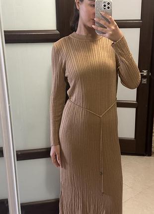 Nuga сукня трикотаж one size в рубчик