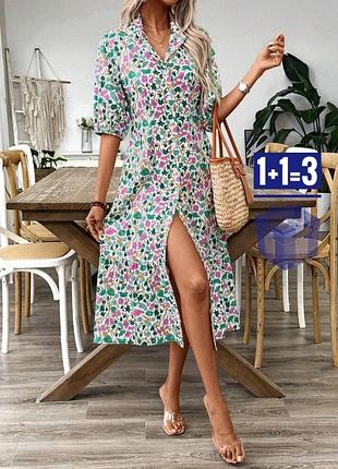 🥰 міді сукня сорочка shein m