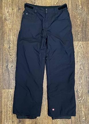 Штани для сноуборду / лиж жіночі або на підлітка thinsulate insulation від quiksilver s-m темно сині