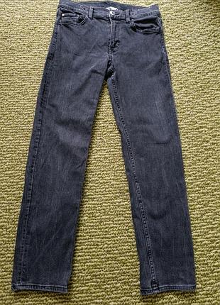 Джинсы прямые, слим, трубы