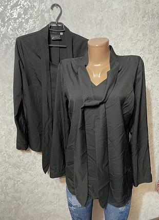 Чорна блуза в двох розмірах