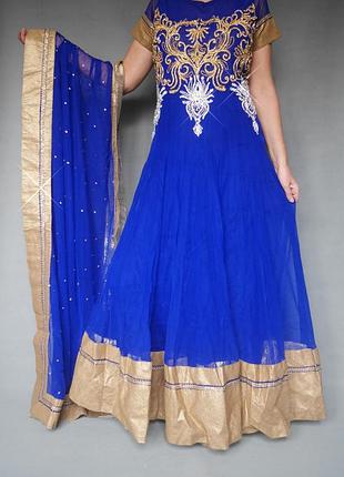 Сари индийское, индийский костюм, индийское платье, анаркали