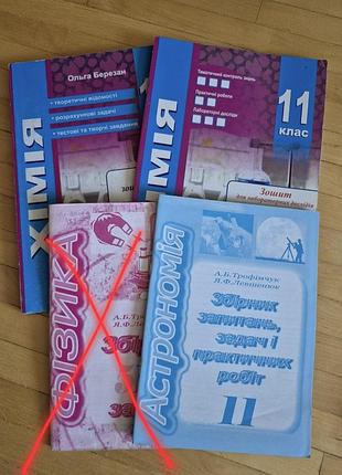 11 клас посібник березан хімія, астрономія
