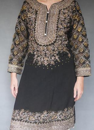 Туника, индийское платье, сари индийское