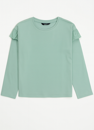 Трикотажный реглан лонгслив для девочки джордж