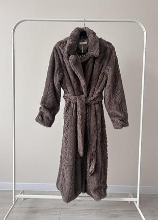 Шикарна розкішна еко шубка довга під норку італія