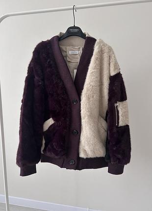 Дуже крутий бомбер теплий італія хутро еко