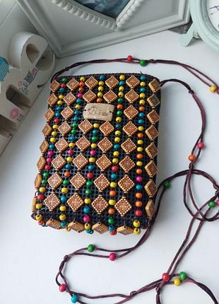 Яскрава пляжна маленька сумочка