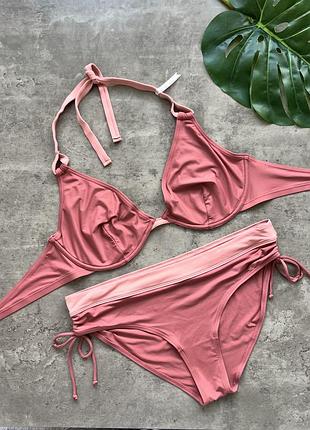 Роздільний купальник esprit кольору пудри