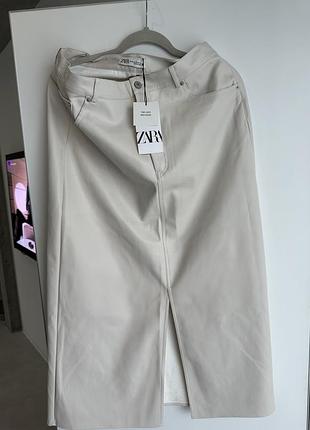 Спідниця нова zara з еко шкіри