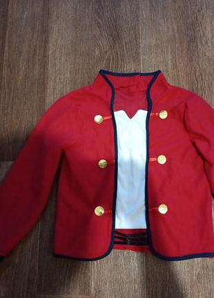 Верх от карнавального костюма солдата, гвардяца