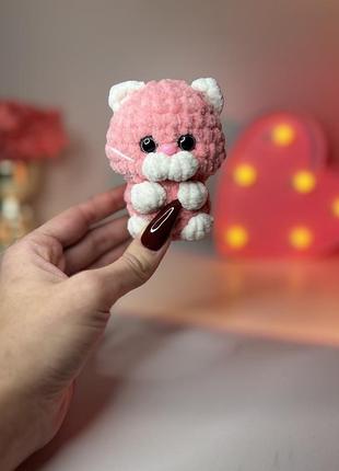 Котик брелок/ ручна робота/ плюшевий котик