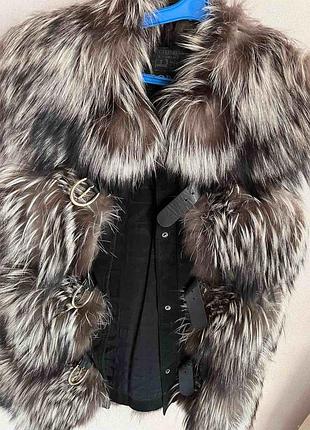 Жилетка чернобурка