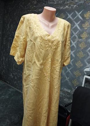 Платье миди ляна