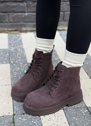 0642 стильные ботинки