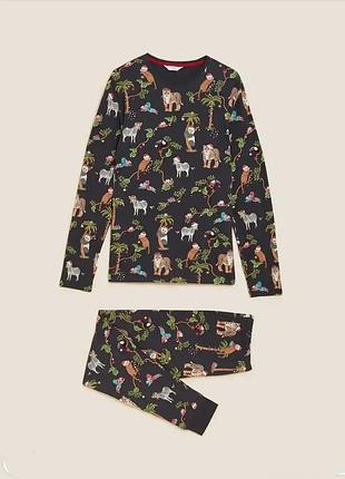 Комплект женской пижамы трикотаж хлопок