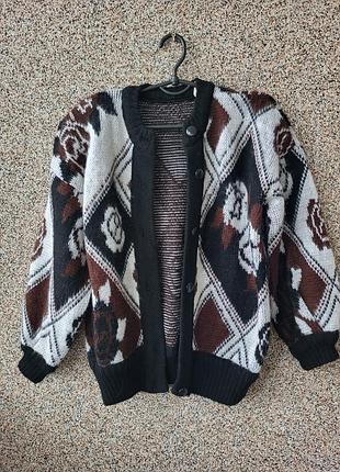 Теплый кардиган женский, теплящий
