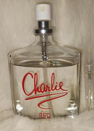 Revlon charlie red eau fraiche парфюм отливант 5 мл туалетная вода распил парфюмерии