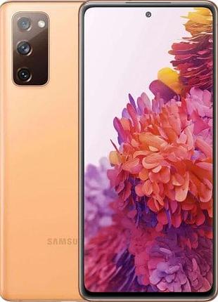 Смартфон samsung galaxy s20 fe (sm-g780g) 6/128gb cloud orange, 2 sim 6.5" snapdragon 865 nfc 4500 mah