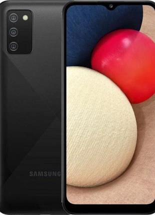 Смартфон samsung galaxy a02s 3/32gb 6.5` black 2sim 13mp 4g lte qualcomm snapdragon 450 bluetooth 4.2 5000 мач