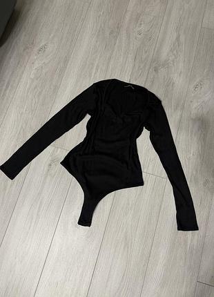 Боді в рубчик класичнй