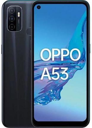 Смартфон oppo a53 4/64gb black, 2 sim, 6.5", 90 гц, snapdragon 460, nfc, 5000 mah