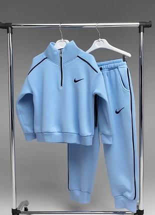 Хіт сезону! утеплені спортивні костюми nike (туреччина) на флісі — для дівчаток та хлопчиків 5-15 років