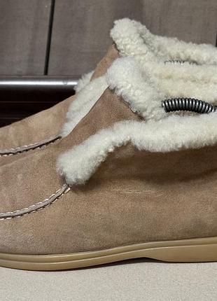 Зимние полуботиночки  loro piano размер 37/24 см.