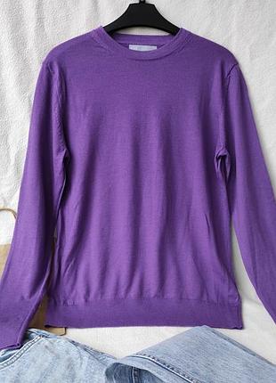 Тонка 100% вовна мериноса. жіноча кофта джемпер пуловер marks&amp;spencer m&amp;s