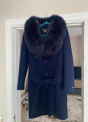 Кашемірове зимове пальто