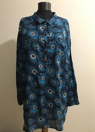 Подовженна сорочка туніка & сорочка сукня котон