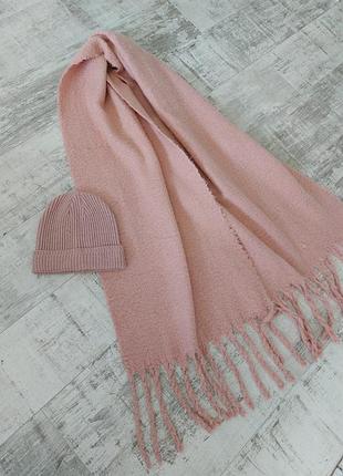 Набор, шапка и теплый шарф
