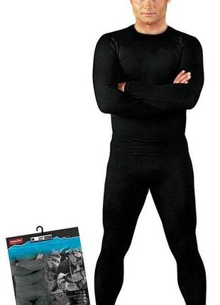 Термебелье мужского черного цвета размер хл
