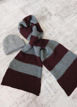 Набор, шарф и шапка