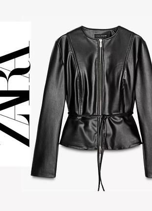 Шкіряна куртка zara