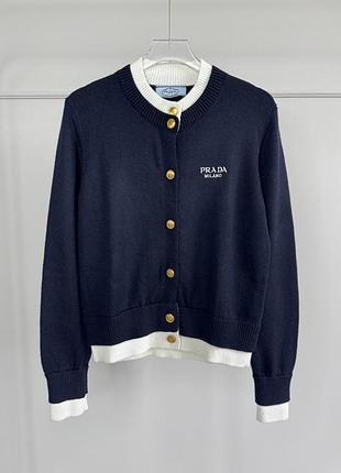 Брендова жіноча кофта светр кардиган прада