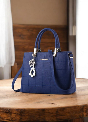 Женская городская сумка 405 синяя