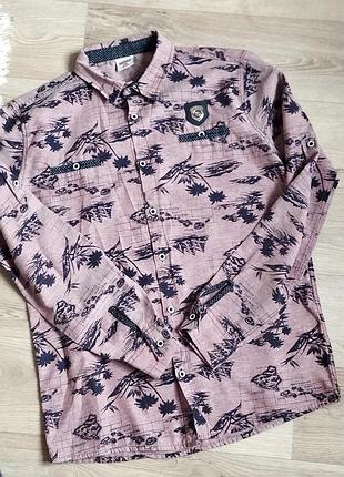 Рубашка на мальчика 13/14 лет