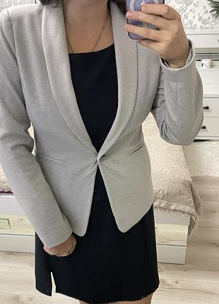 Сірий, стильний піджак