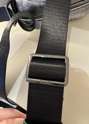 Чоловіча шкіряна сумка guess 10