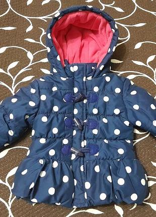 Куртка демисезонная на девочку 1,5-2 лет, фирмы bluezoo