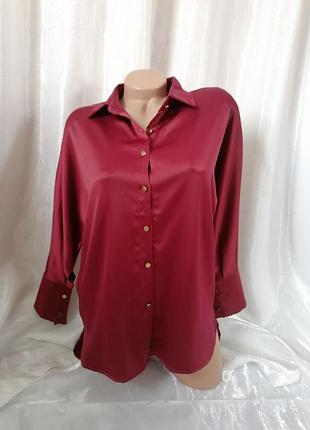 Рубашка накидка из фактурной ткани