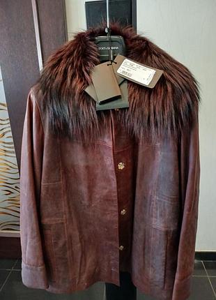 Куртка dolce &amp; gabbana оригинал натуральная кожа