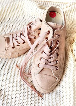 Новые кожаные кеды converse chuck taylor all star, размер 37-38