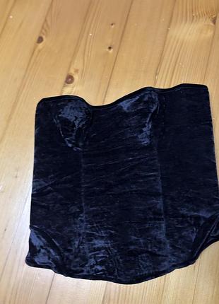 Бархатний, оксамитовий корсет