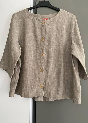 100%льон🌹🌹🌹супер сорочка жакетик