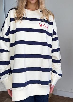Світшот у смужку vogue оригінал