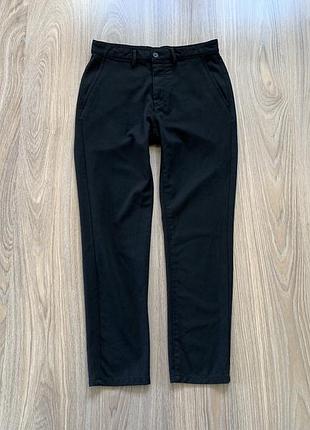 Мужские черные стрейч кежуал штаны брюки zara