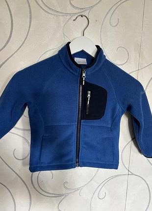 Флисовая кофта на замке columbia на 3 года