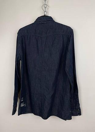 Мужская деним рубашка лютик g-star raw 5